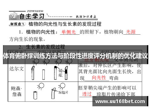 体育俯卧撑训练方法与阶段性进度评分机制的优化建议